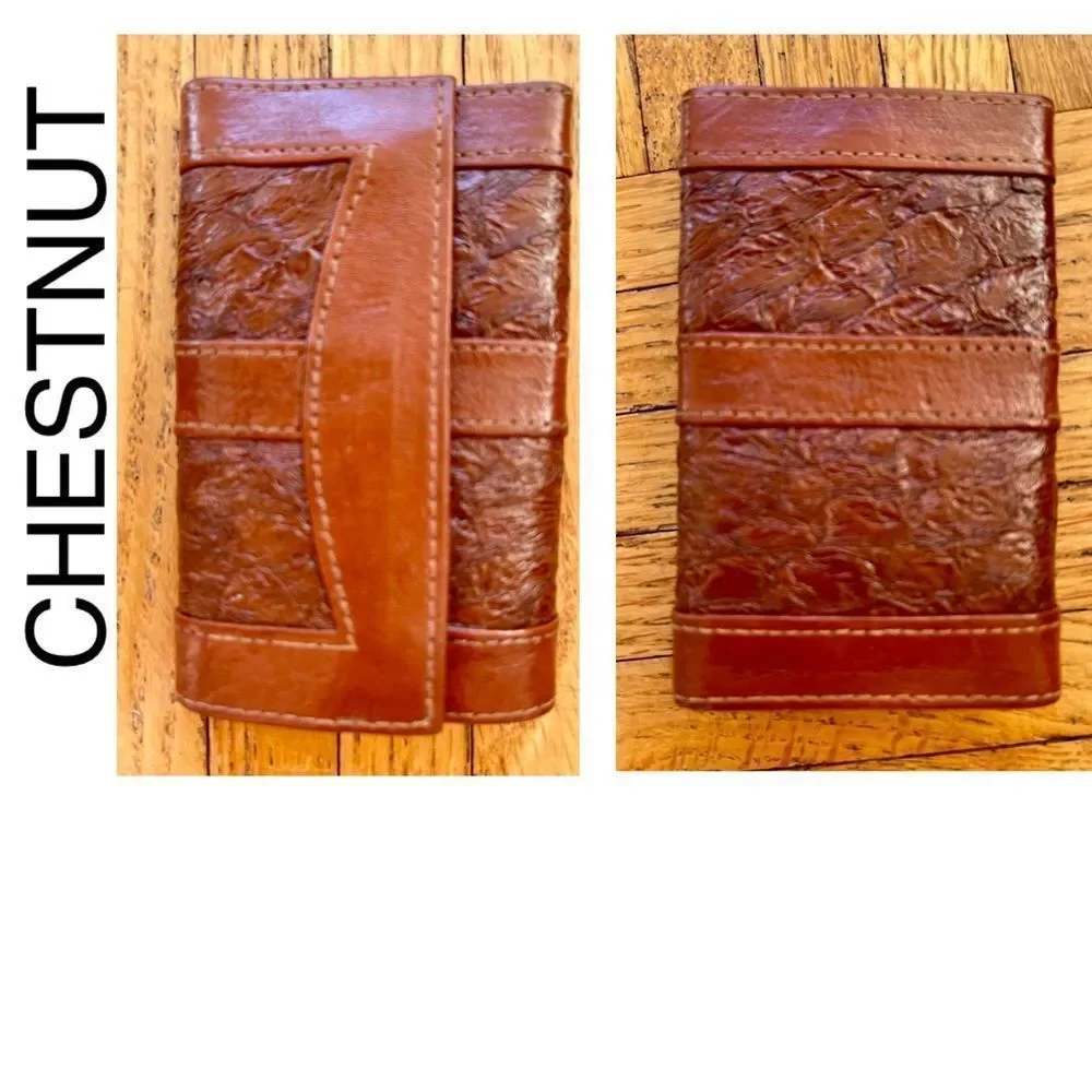 Men’s Fish Leather Key Chains From India NEW